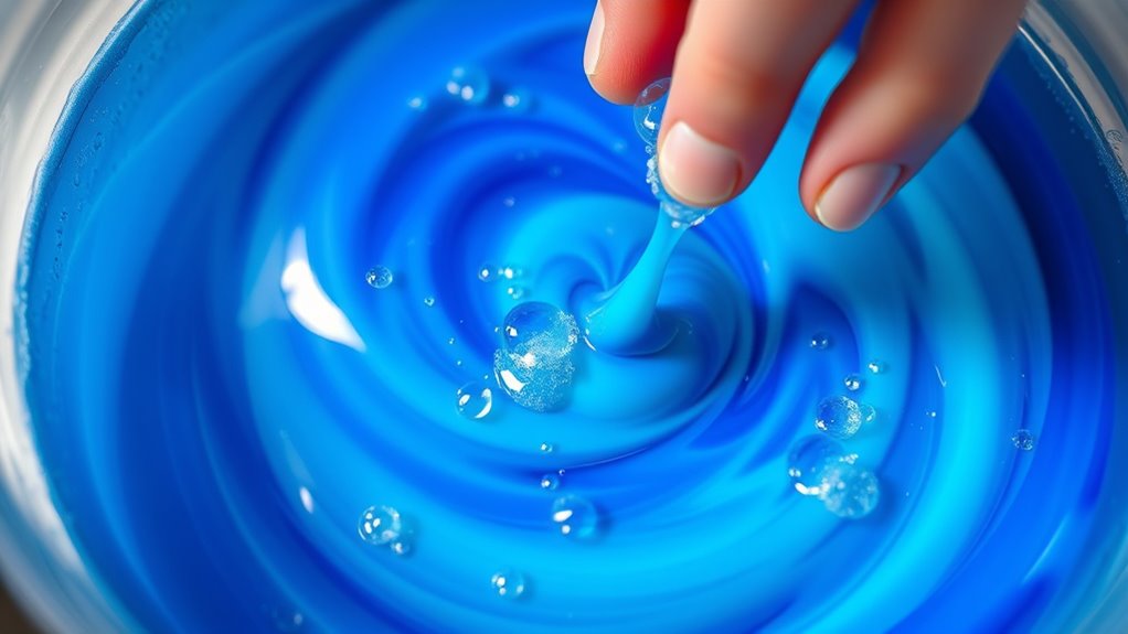 detergent color changing mechanism