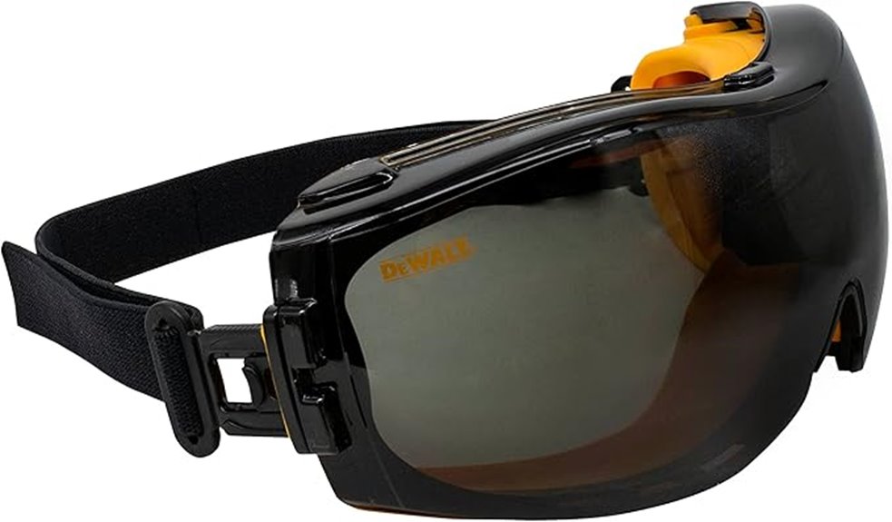 dewalt fog resistant goggles