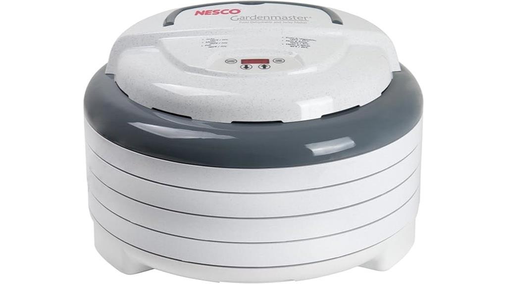 digital food dehydrator four trays