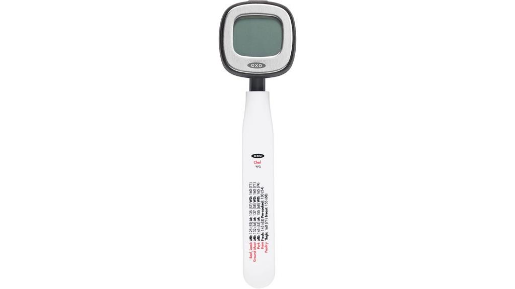 digital kitchen thermometer black