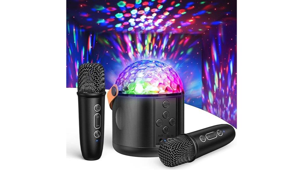 disco led karaoke machine