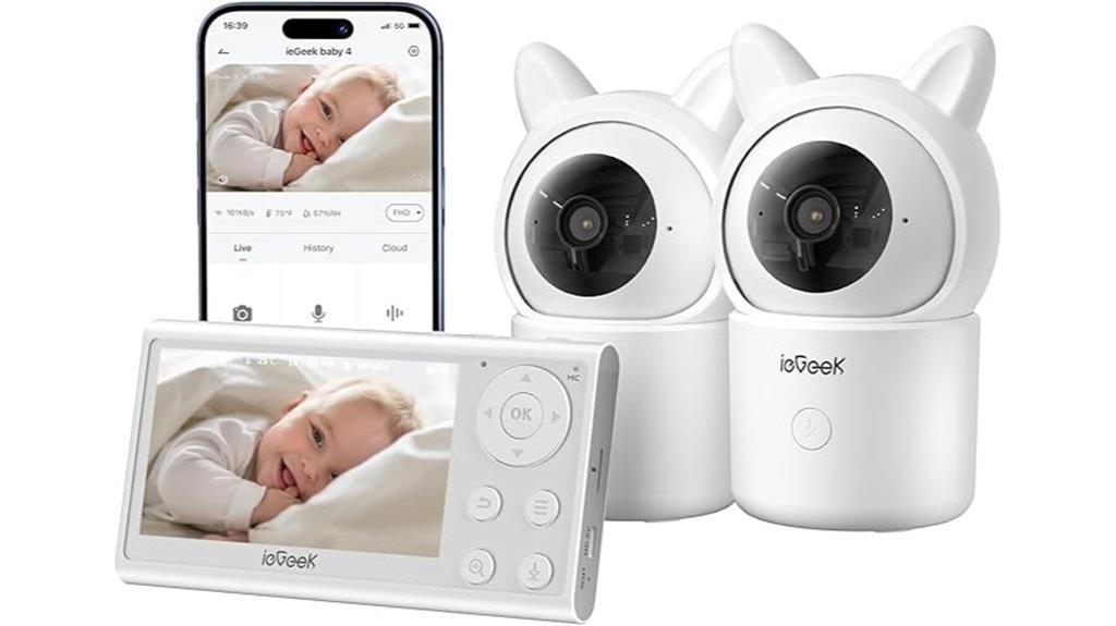 dual camera baby monitor