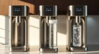 dual carbonation sparkling water makers