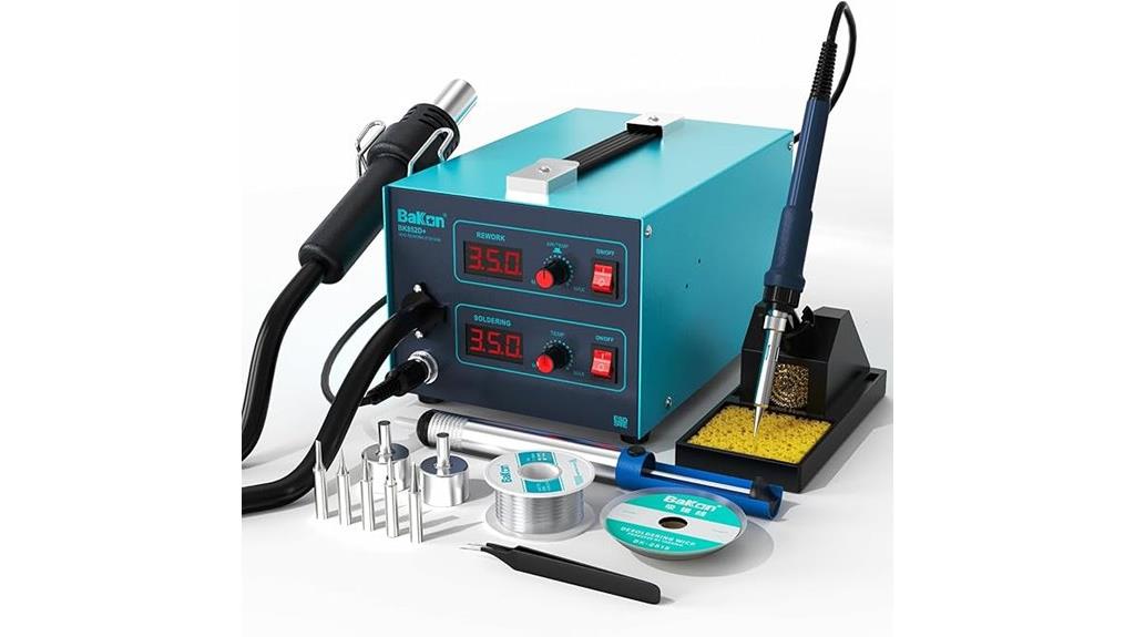 dual heat and solder tool