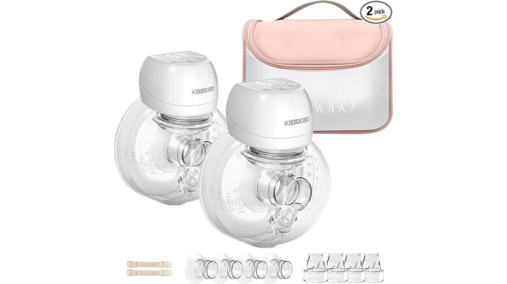 dual portable breast pumps
