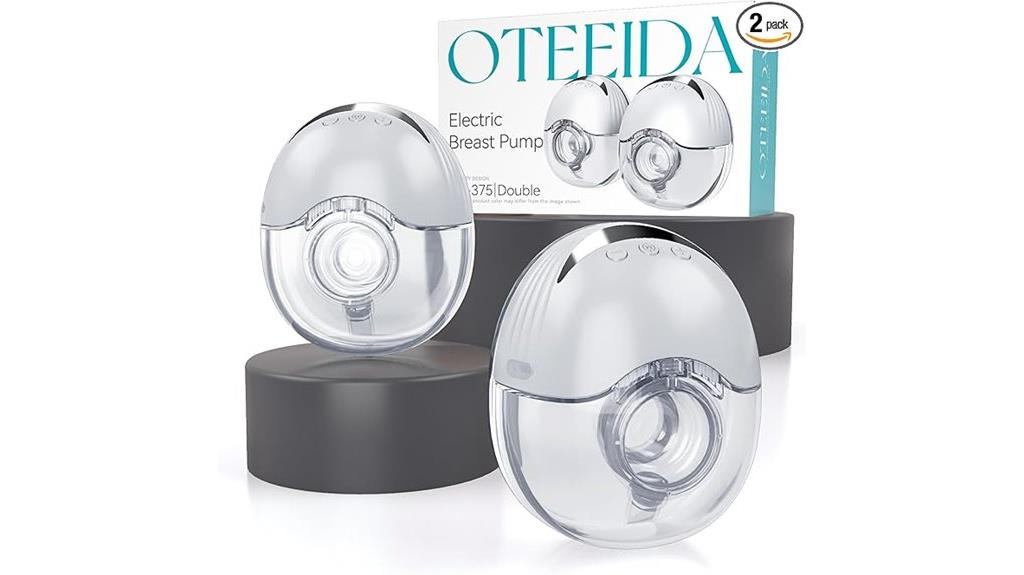 dual wireless breast pumps