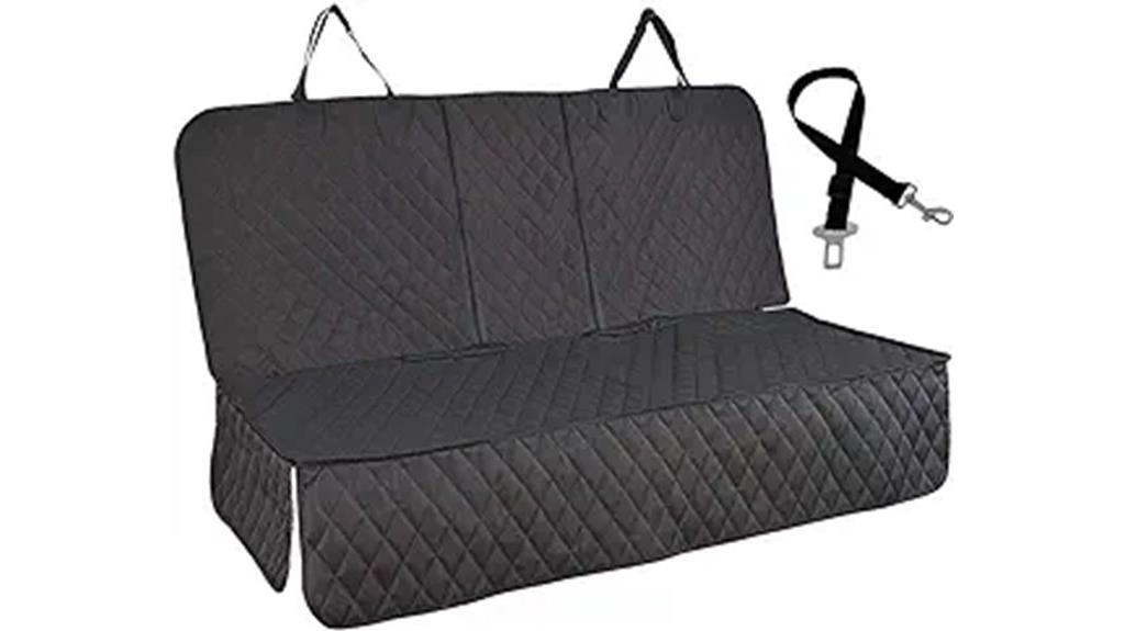 durable side flap dog seat cover