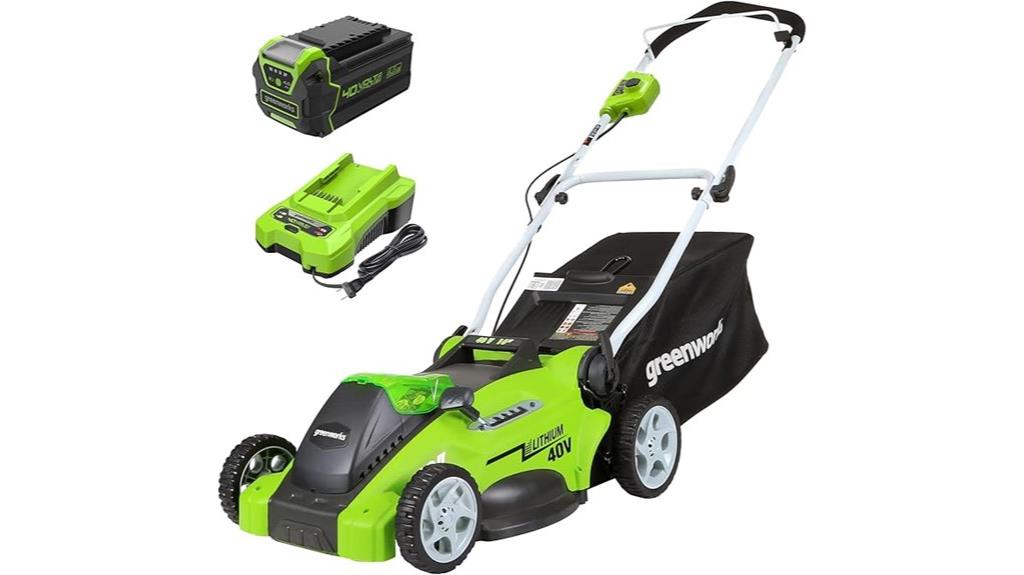 electric 16 inch lawn mower