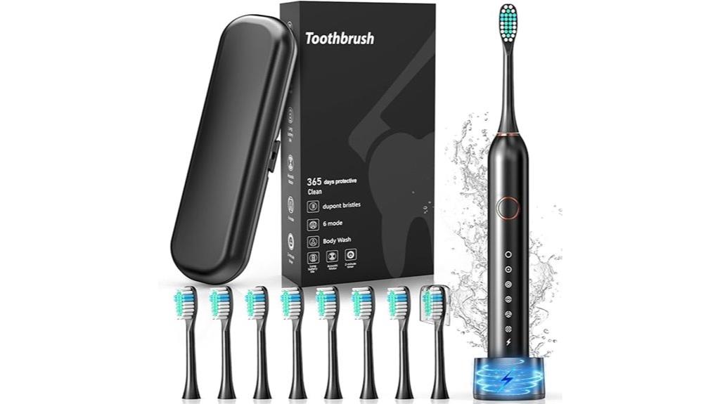 electric toothbrush with accessories