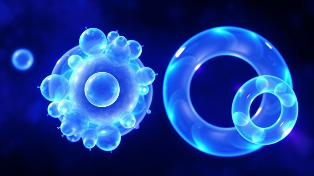 electrons occupy probabilistic clouds