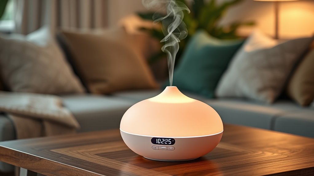 essential oil diffuser features