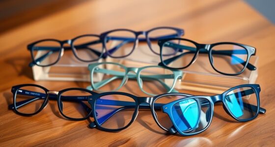 fashionable blue light glasses