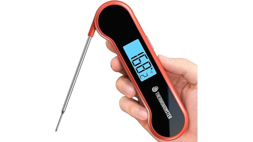 fast lcd meat thermometer