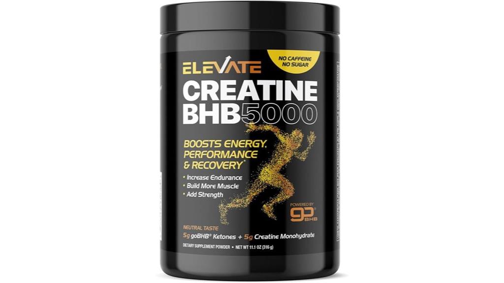 fine powdered creatine supplement