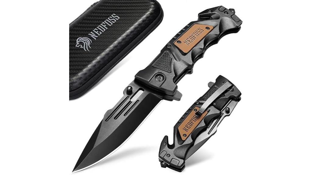 folding survival camping knife