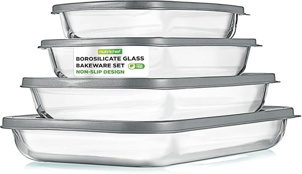 glass baking dish set