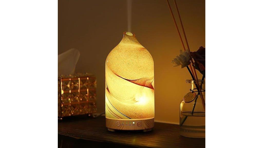 glass diffuser with night light