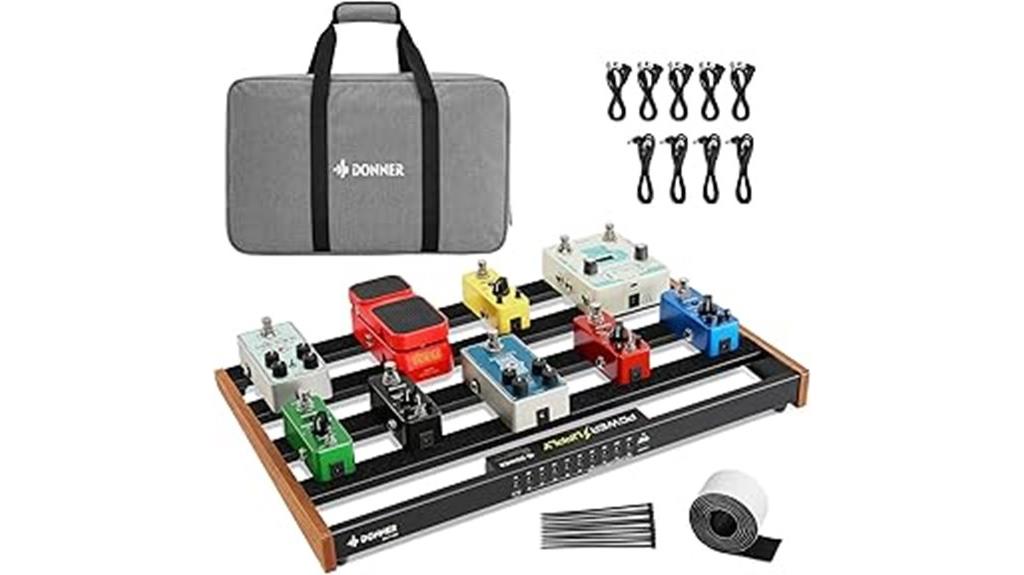 guitar pedal board included