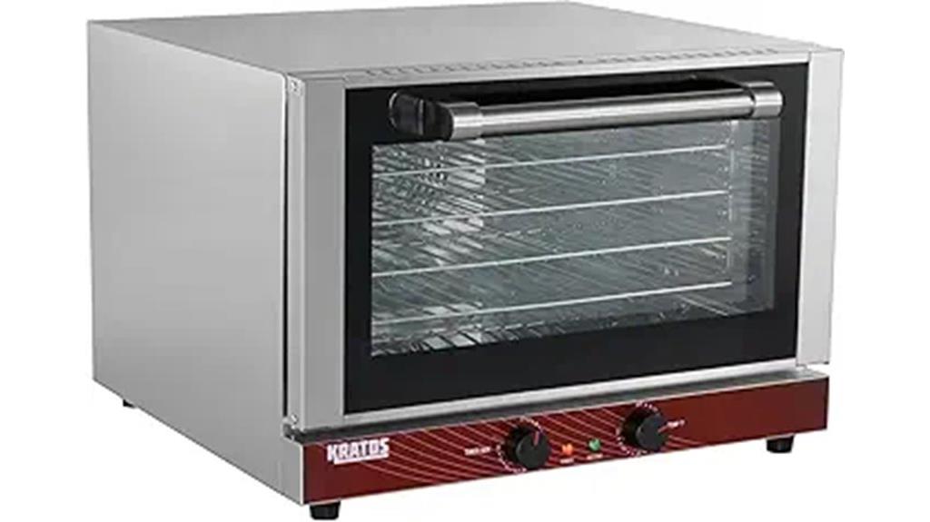 half size electric convection oven