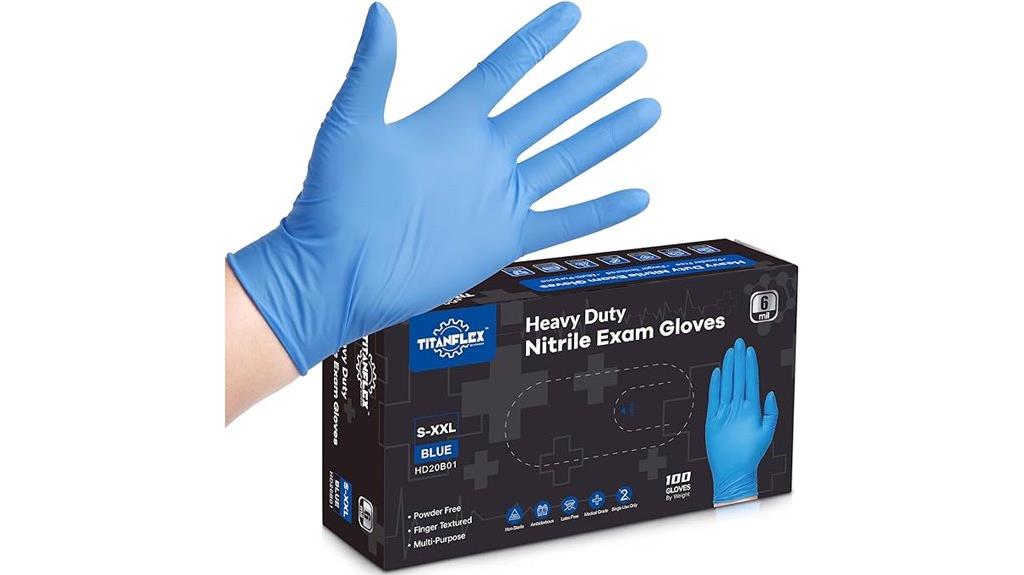 heavy duty blue nitrile