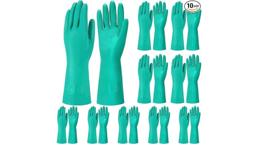 heavy duty nitrile gloves