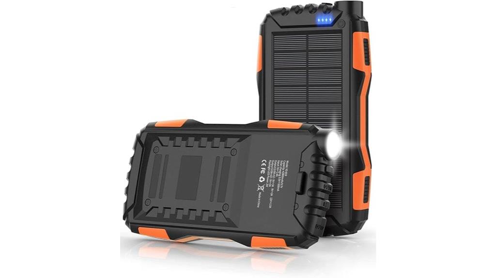 high capacity solar power bank
