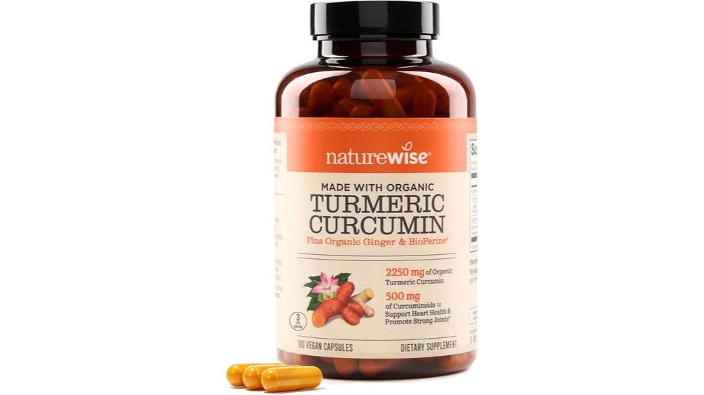 high dose turmeric supplement