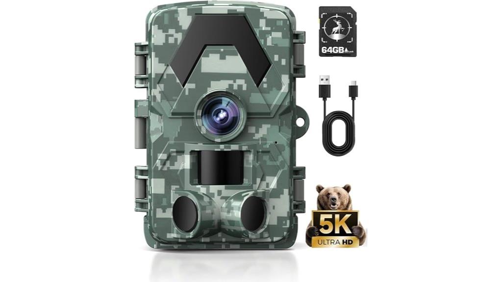 high resolution waterproof trail camera