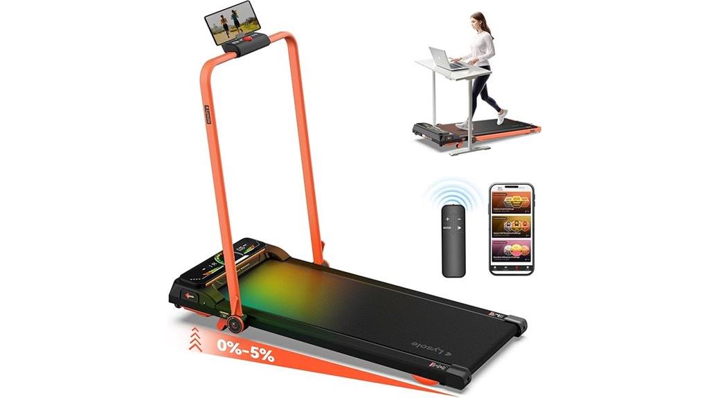 incline handle bar treadmill