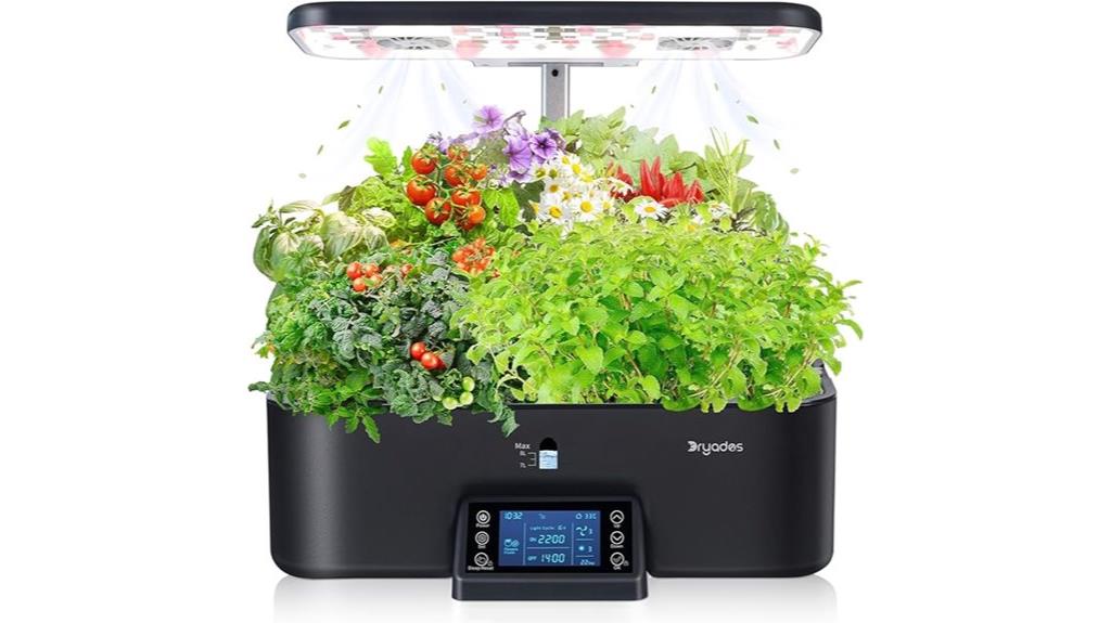 indoor hydroponic plant growing