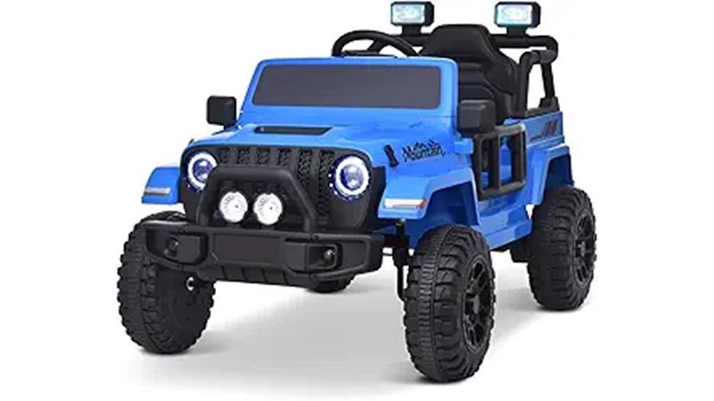 kids 12v ride on truck