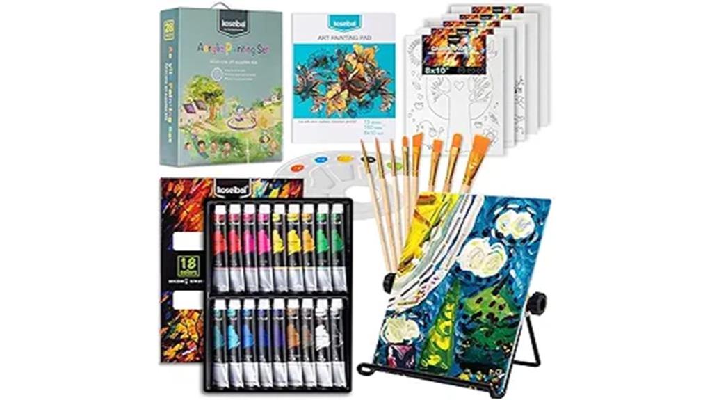 kids acrylic paint set