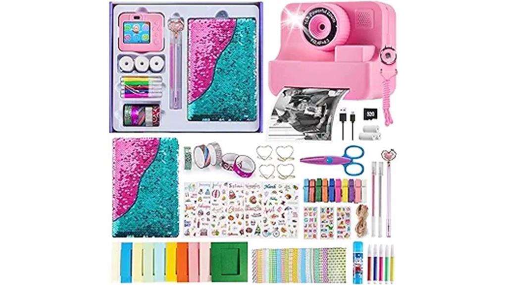 kids camera with journal