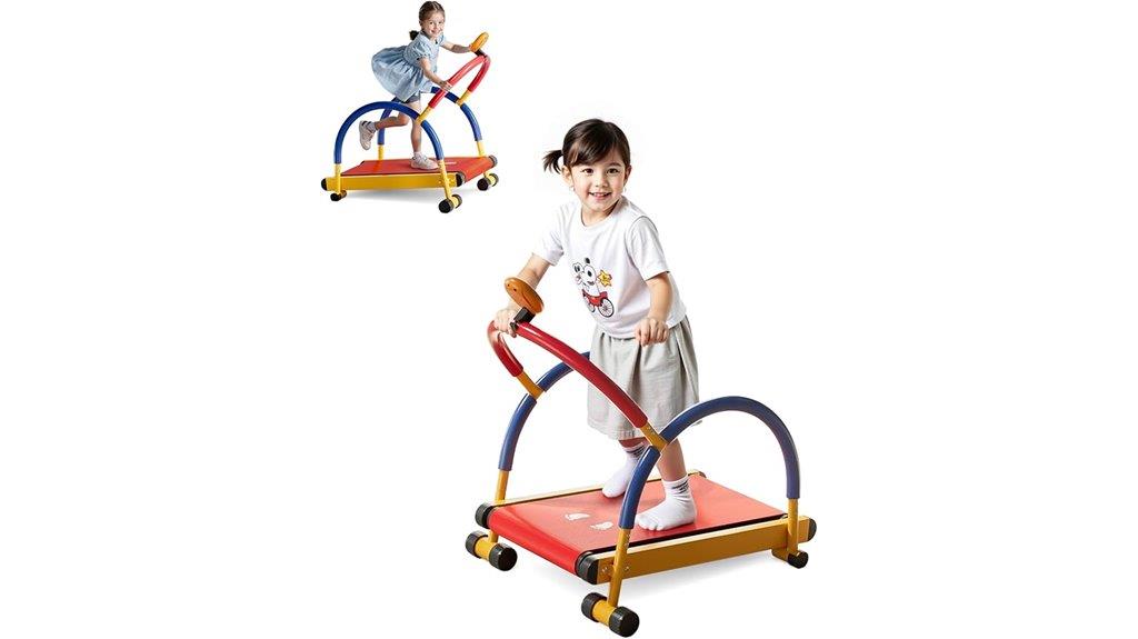 kids incline treadmill with handle
