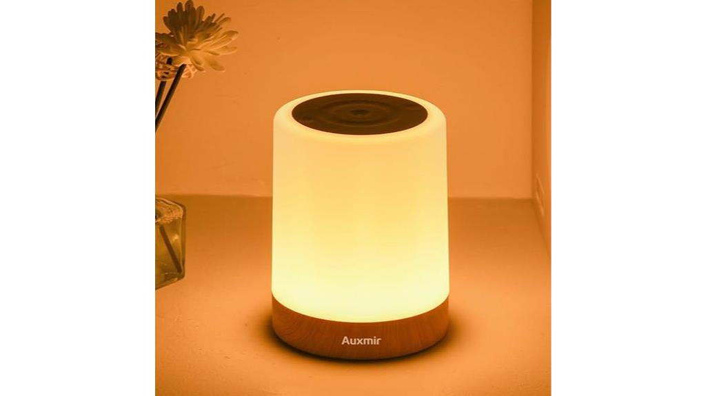 kids rgb dimmable night light