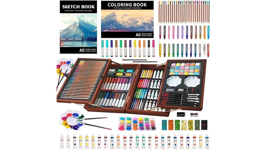 large 139 pack art supplies