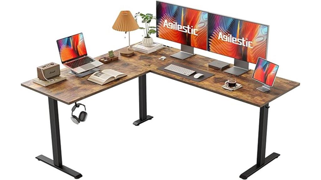 large adjustable standing desk