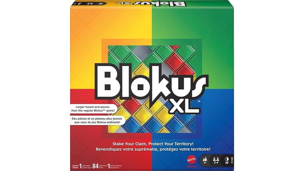 large colorful tile game