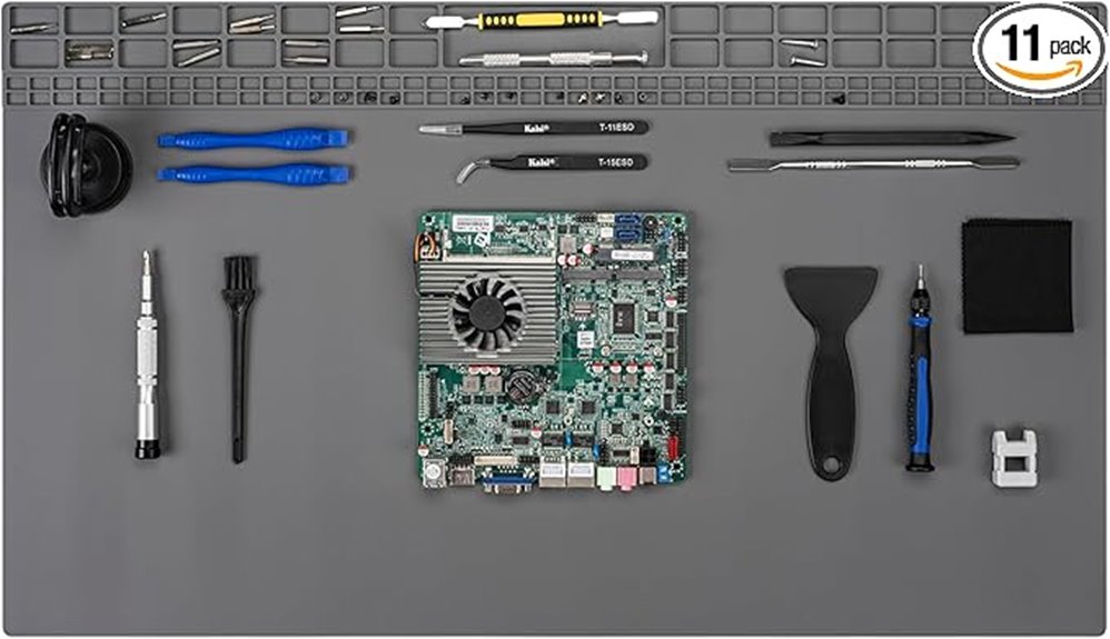 large extra soldering mat