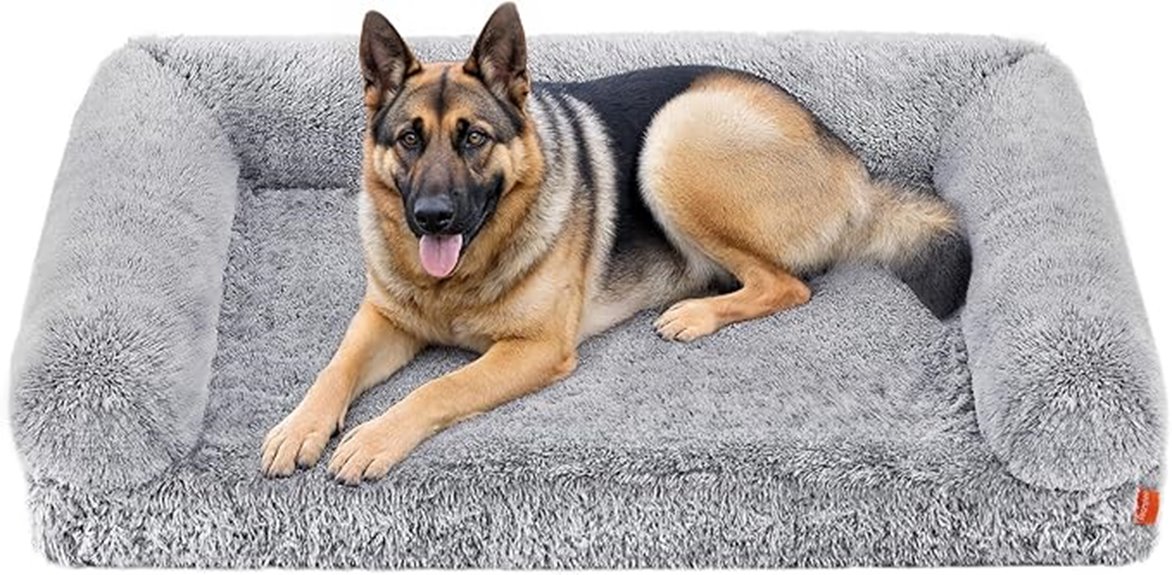 large orthopedic dog bed
