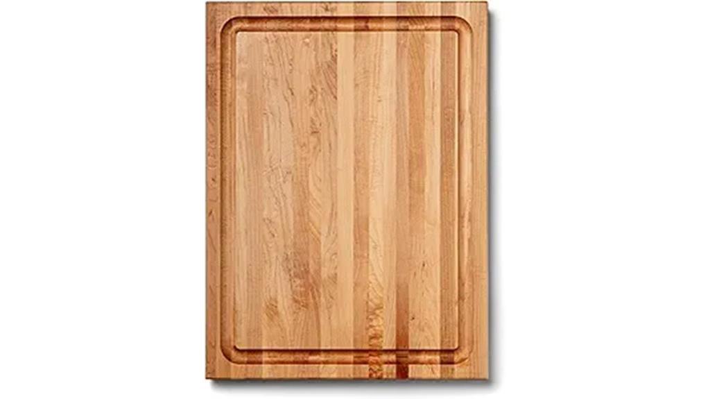large wooden cutting board