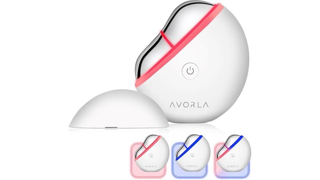 led facial toning device