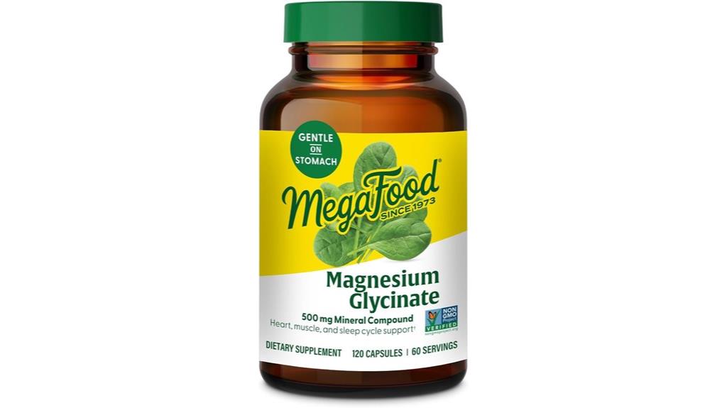 magnesium glycinate supplement capsules