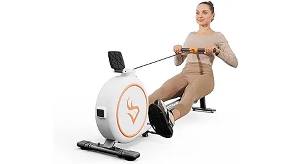 magnetic bluetooth rowing machine