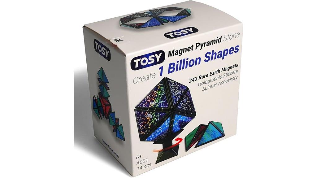 magnetic pyramid stone set