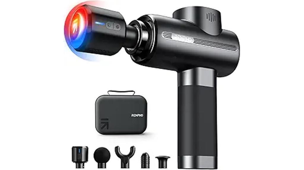 massage gun with heat