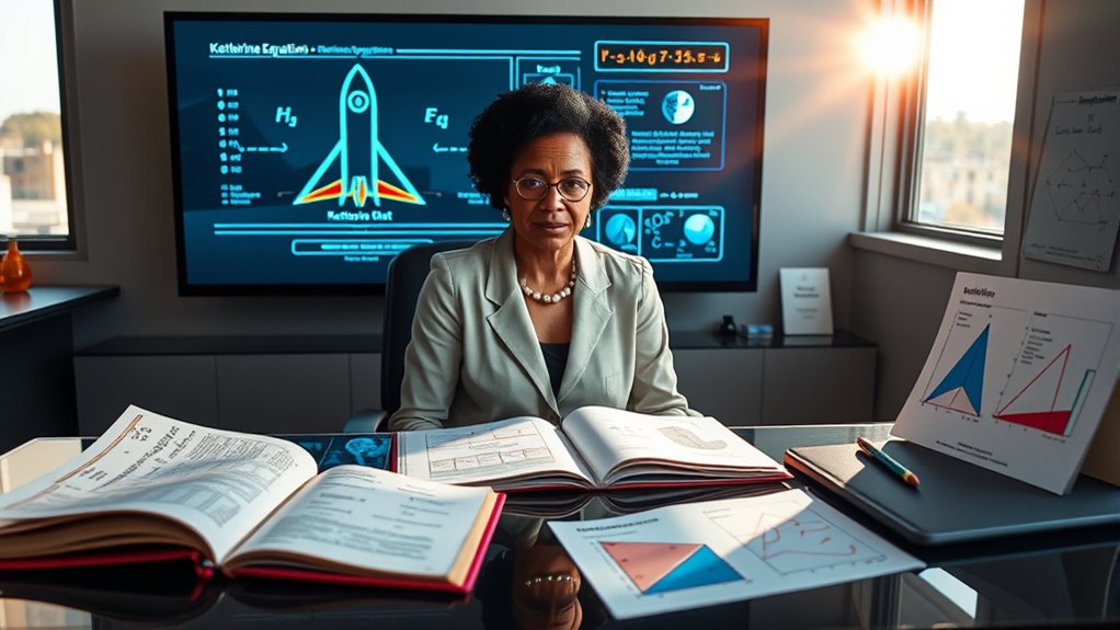 mathematics and chemistry in space