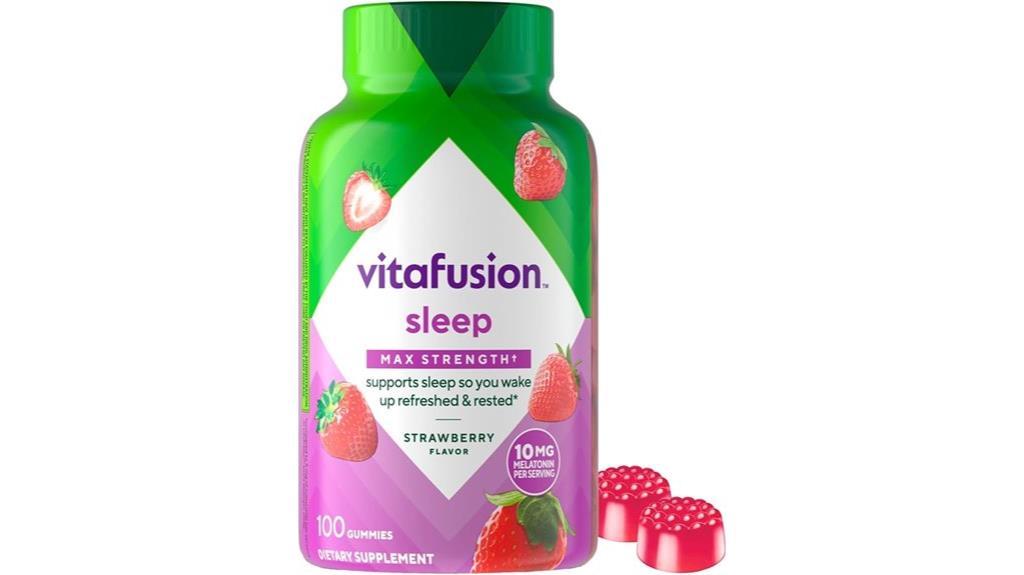 max strength melatonin gummies