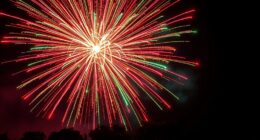 metal salts produce colorful fireworks