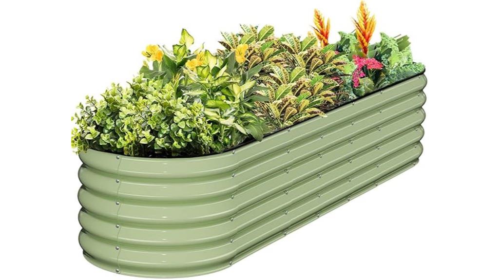 modular steel garden planter